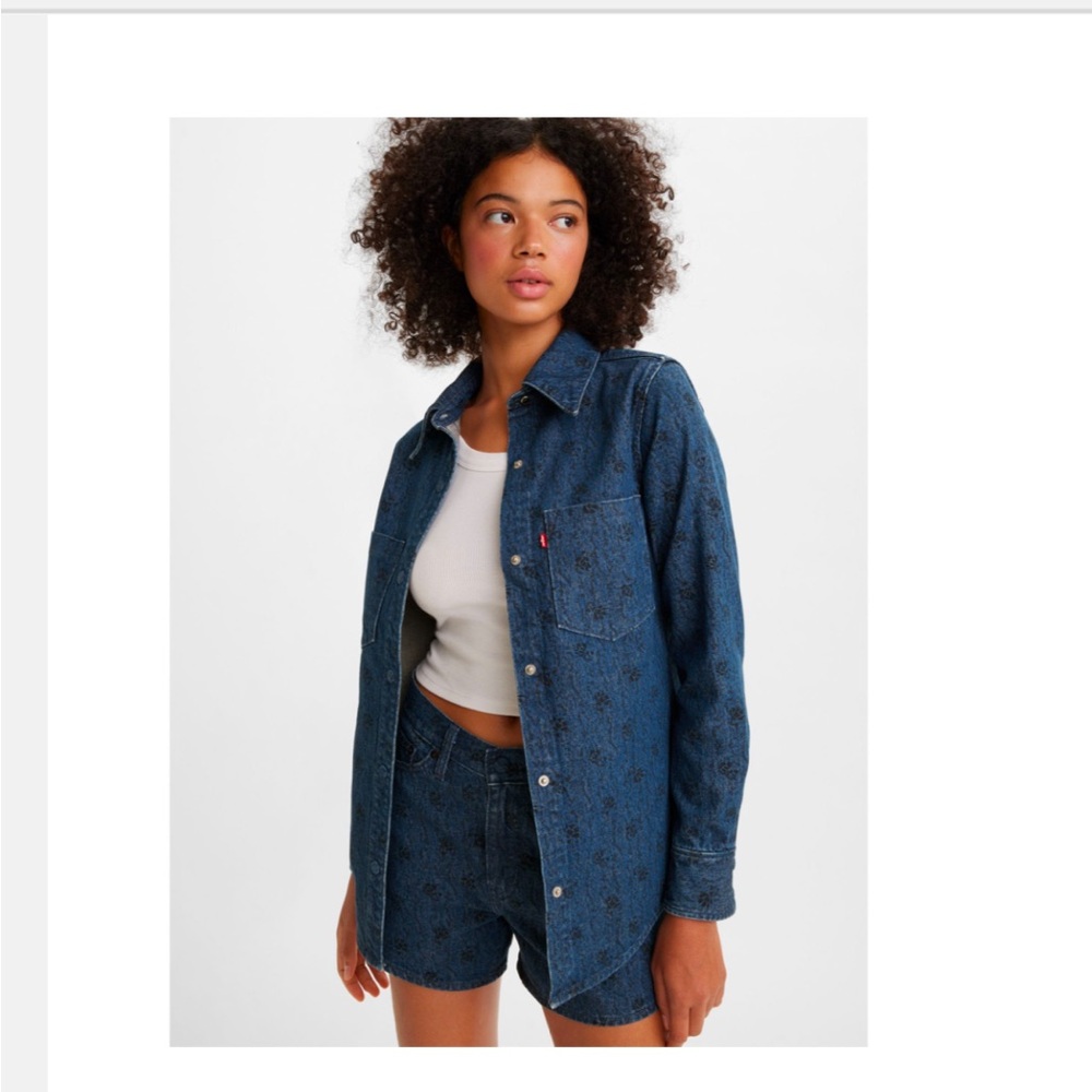 Levi's® Wellthread® Petal Shirt and shorts new with tags